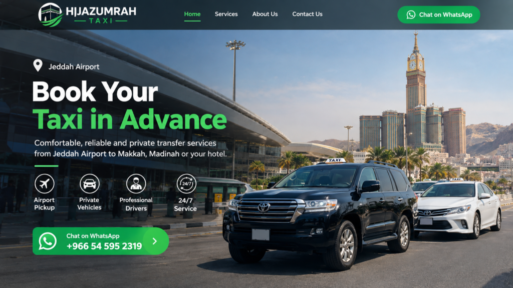 Jeddah Airport taxi booking